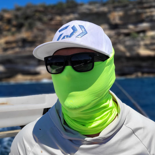 Hi-Vis Fishing Face Mask UPF 30+